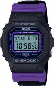 Casio G-Shock DW-5600THS-1DR Silikon / Siyah / Mor Kol Saati kullananlar yorumlar